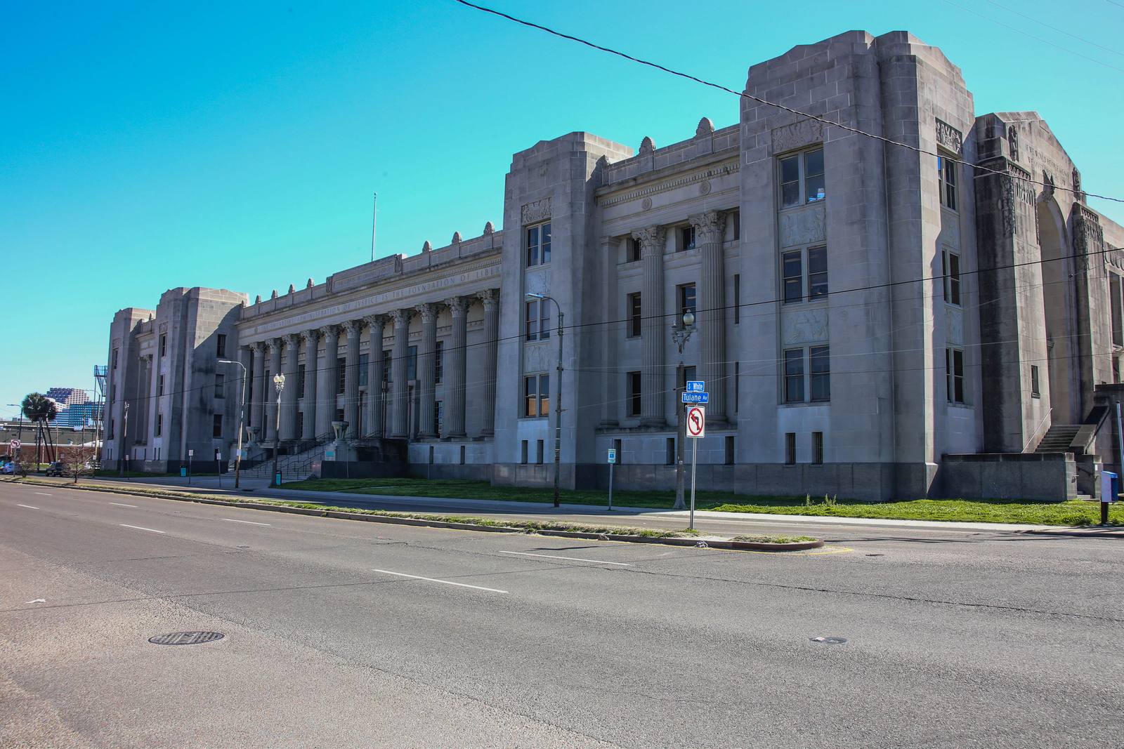 The Orleans Parish Criminal Courts Building at 2700 Tulane Ave. Act 15 abolished the elected clerk's office for the Criminal District Court and transferred its duties to the civil clerk.