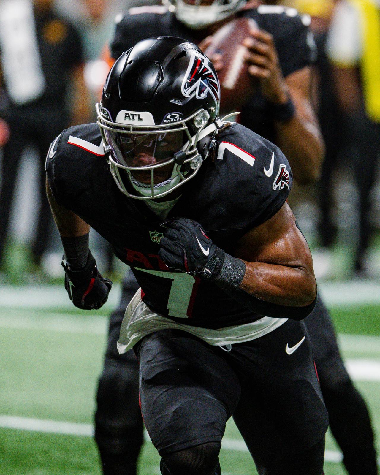Atlanta's Bijan Robinson ran for 145 yards and two touchdowns against the Saints, opening the rout with a 59-yard score on the Falcons' third play.