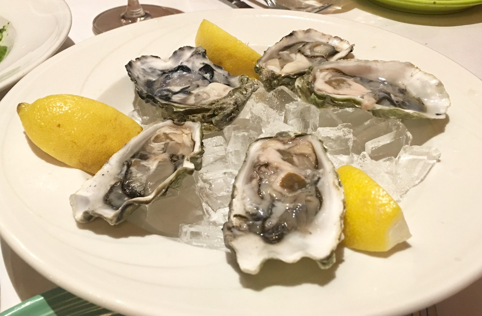 Oysters served on ice. The restaurant is the Pincus brothers' return to the Quarter after building the Crew restaurant group in Manhattan.