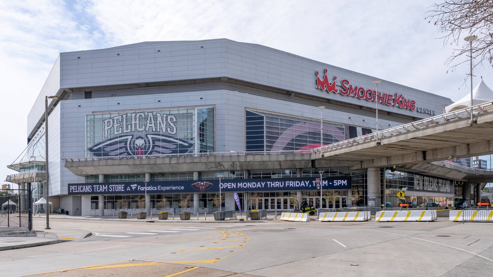 The Smoothie King Center, the Pelicans' home arena in New Orleans. Tuesday's preseason opener was played at the BOK Center in Tulsa.