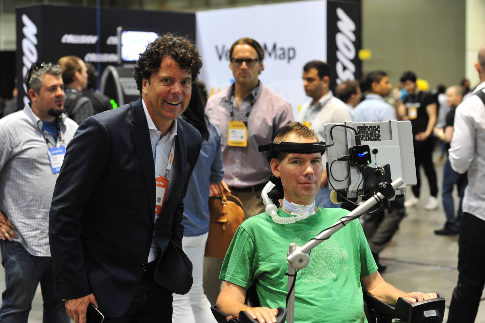 Steve Gleason, whose blocked punt in the 2006 return game became a symbol of the city’s recovery. He joins the ManningCast live from the Superdome on Monday night.
