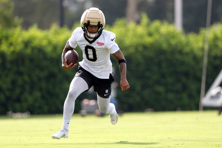 Saints rookie Jordyn Tyson will not practice this week as hamstring recovery continues