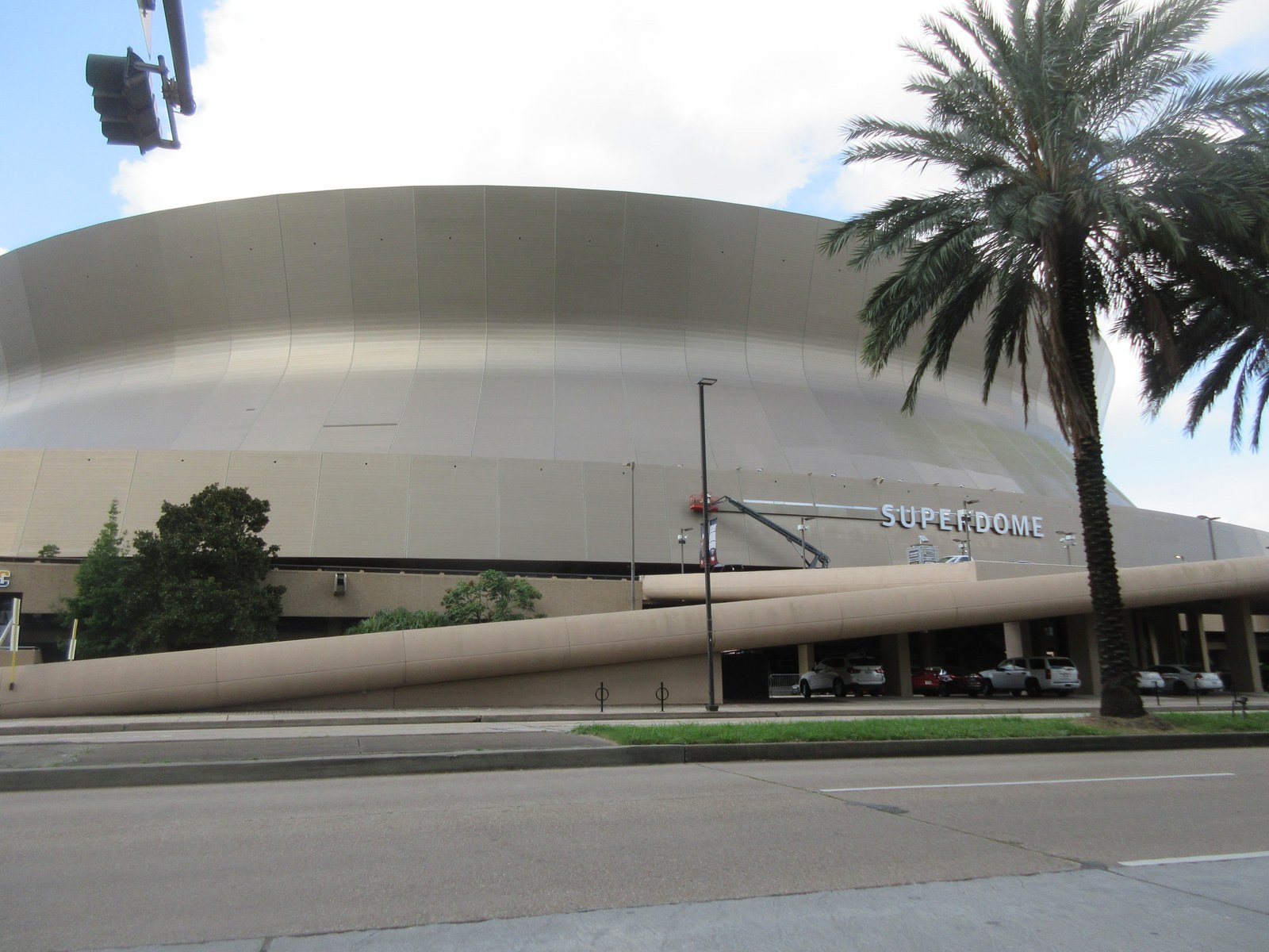 The Superdome seen across Poydras Street. The six moves on Tuesday came ahead of the Saints game at the New York Giants on Oct. 18. File photograph.
