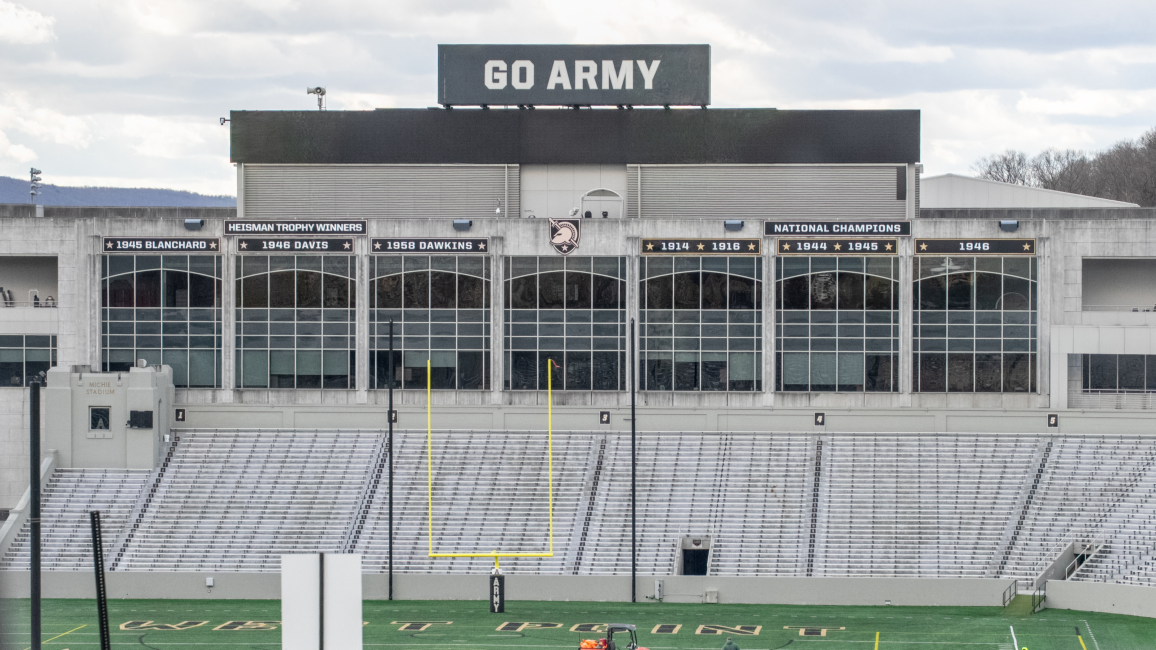 Michie Stadium at West Point, where Dawson Jones' 25-yard field goal as time expired lifted Army past Tulane 20-17.